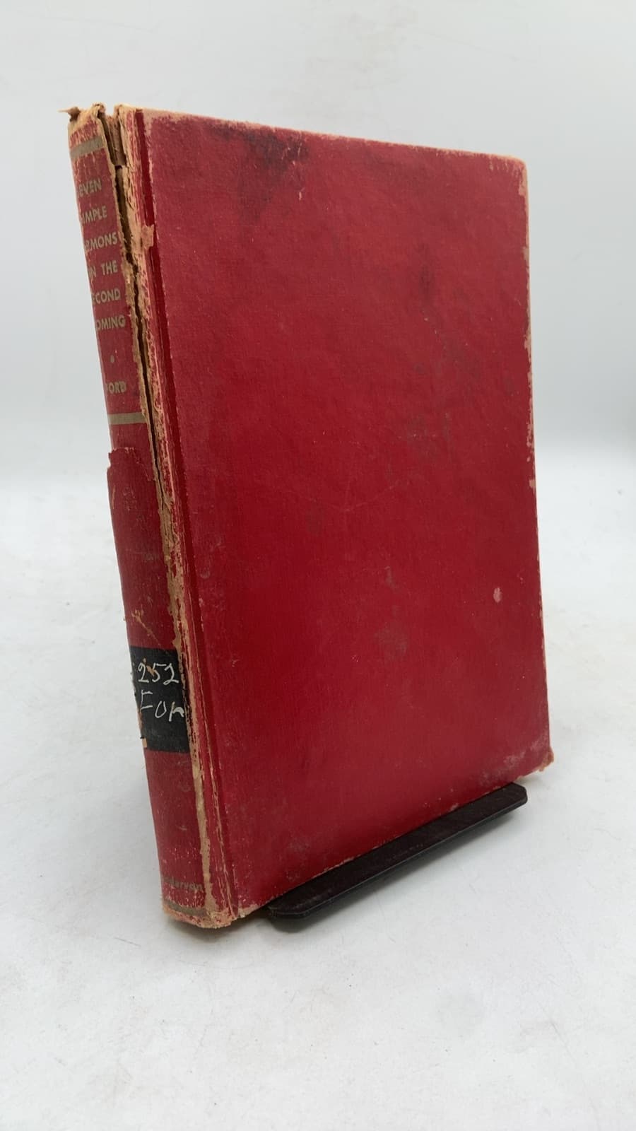Seven Simple Sermons on the Second Coming by W. Herschel Ford, B.A., D.D. - front cover