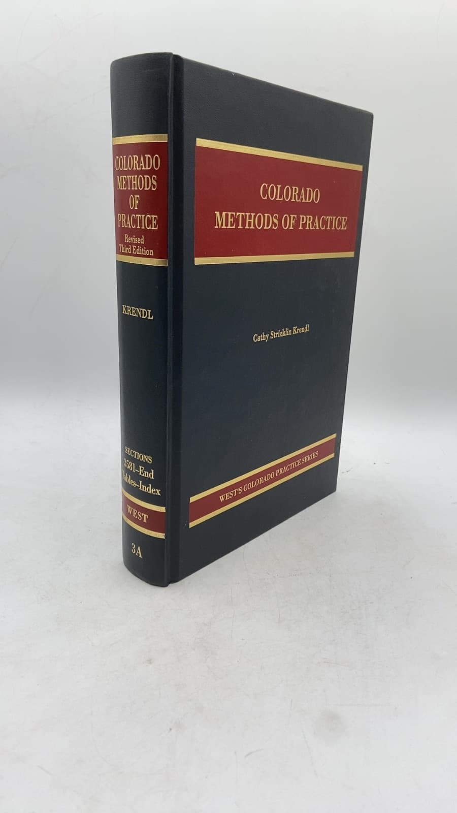  Vol. 3A Colorado Methods of Practice by Cathy Stricklin Krendl - front cover