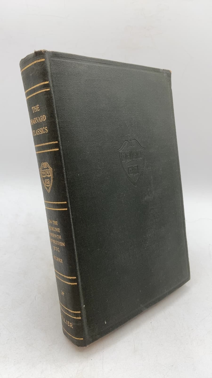The Harvard Classics, Volume 24: Edmund Burke (On Taste, On the Sublime and Beautiful, Reflections on the French Revolution, A Letter to a Noble Lord) by Edmund Burke - front cover
