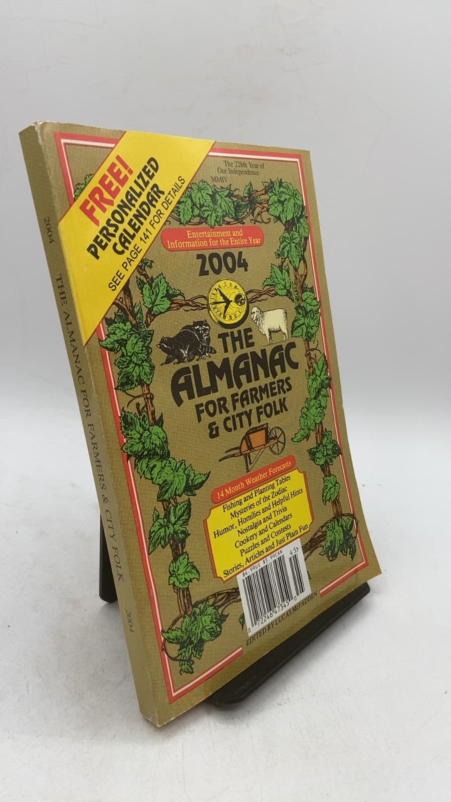 The Almanac for Farmers & City Folk 2004 by Lucas McFadden (Editor) - front cover