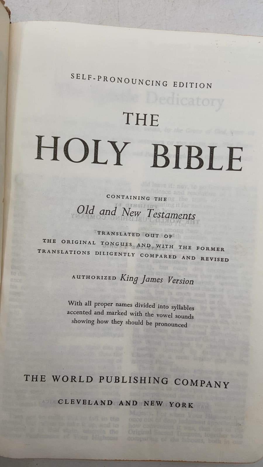 The Holy Bible: Authorized King James Version - title page