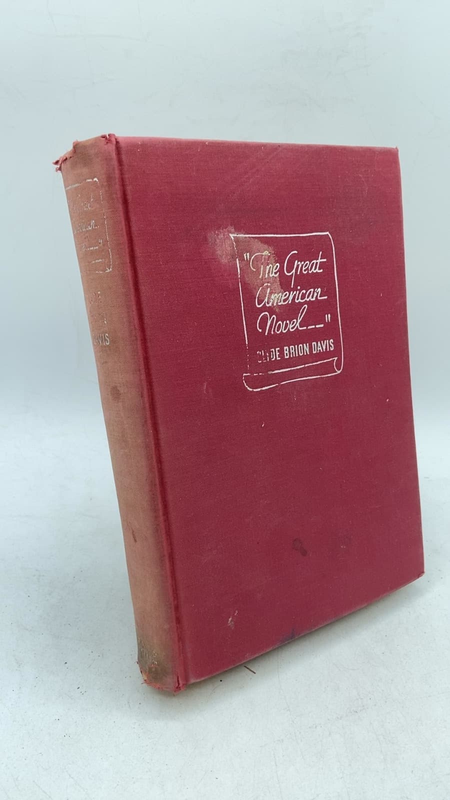 The Great American Novel by Clyde Brion Davis - front cover
