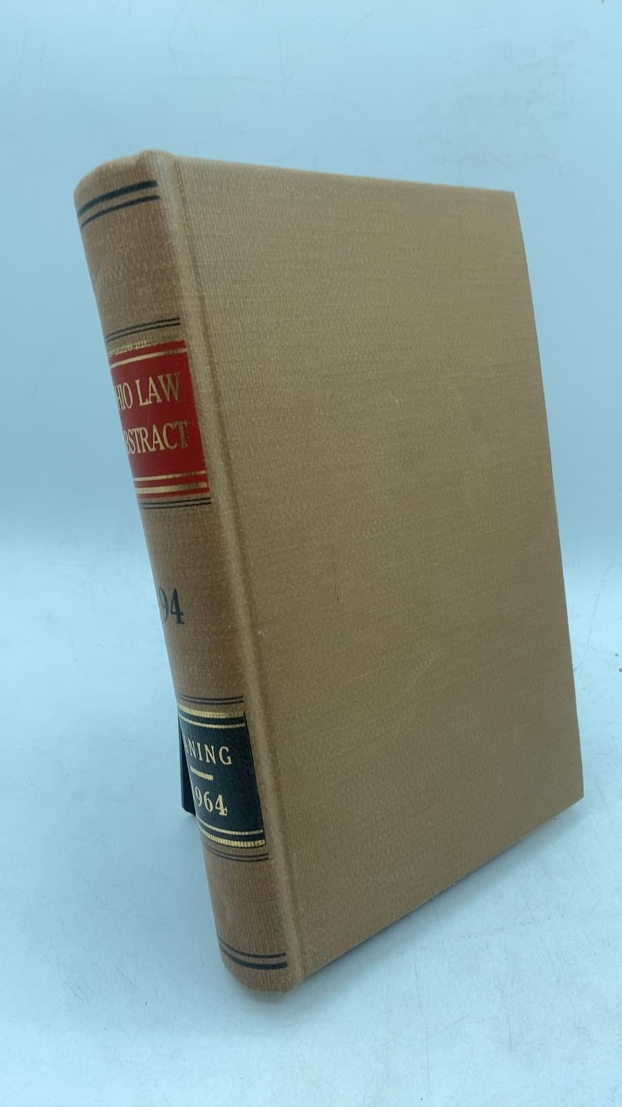 THE Ohio LAW Abstract Volume 94 by Sheldon R. Laning, Editor - front cover