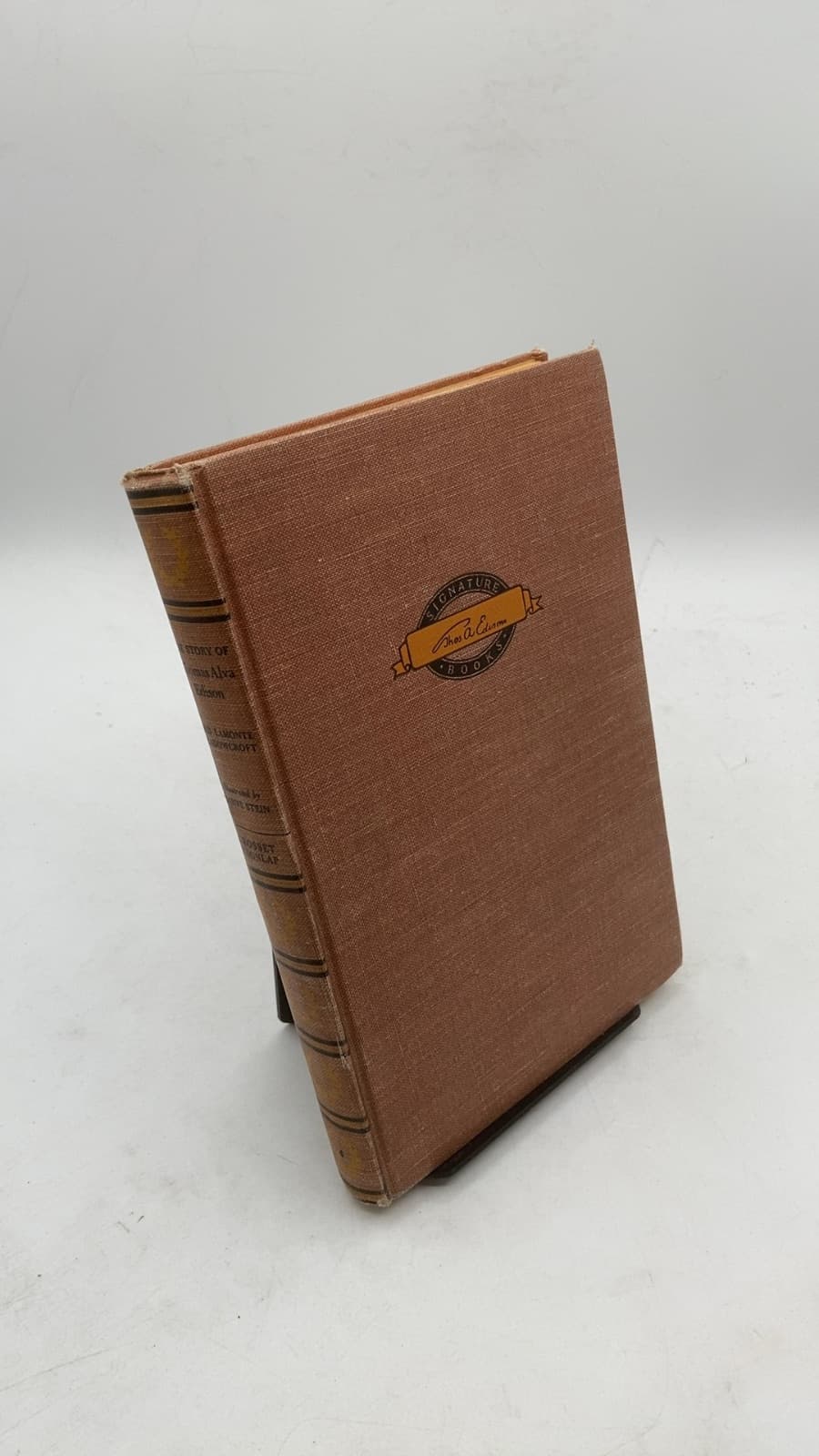 The Story of Thomas Alva Edison by Enid LaMonte Meadowcroft - front cover