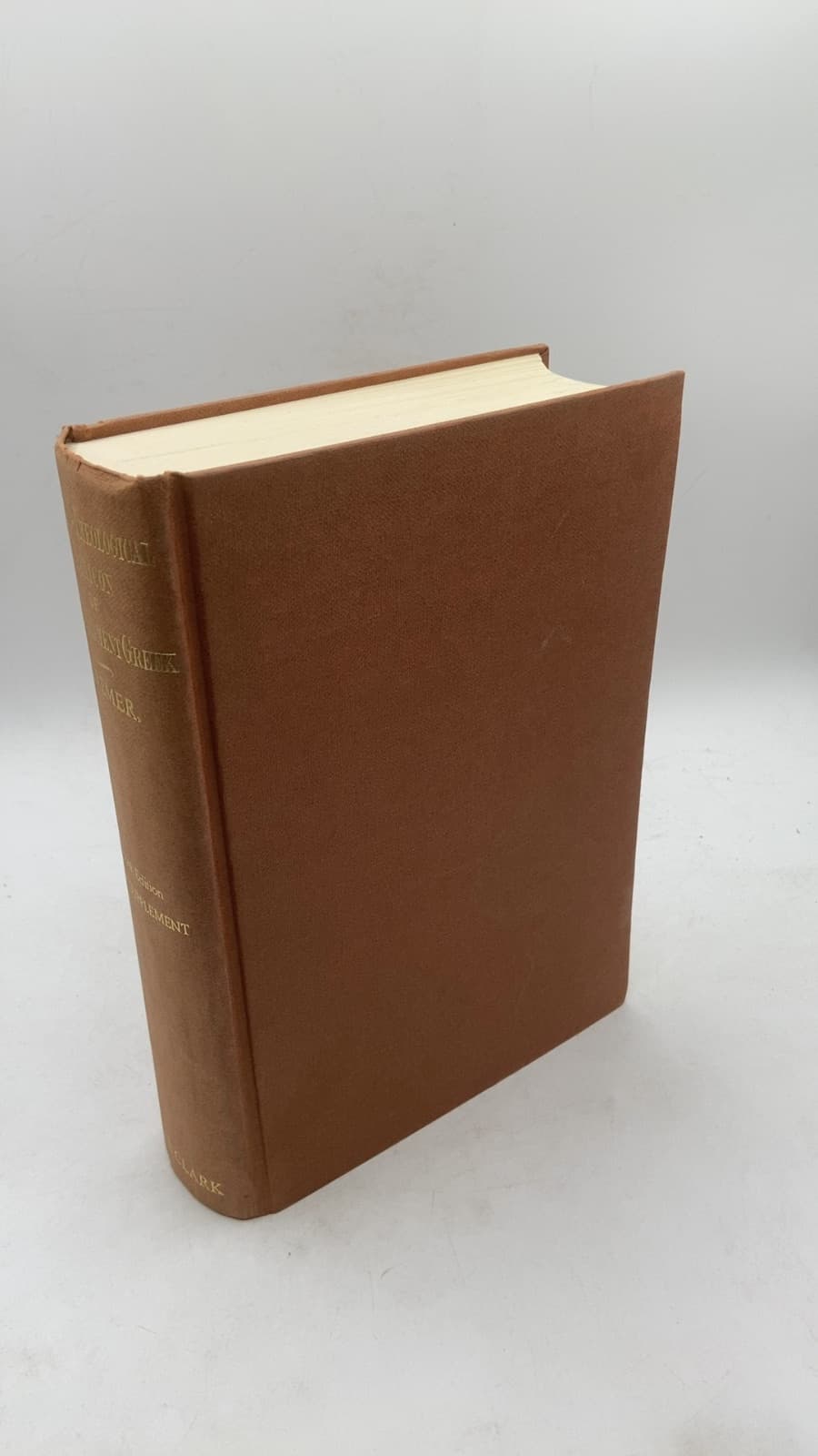 Biblico-Theological Lexicon of New Testament Greek by Hermann Cremer, D.D. - front cover
