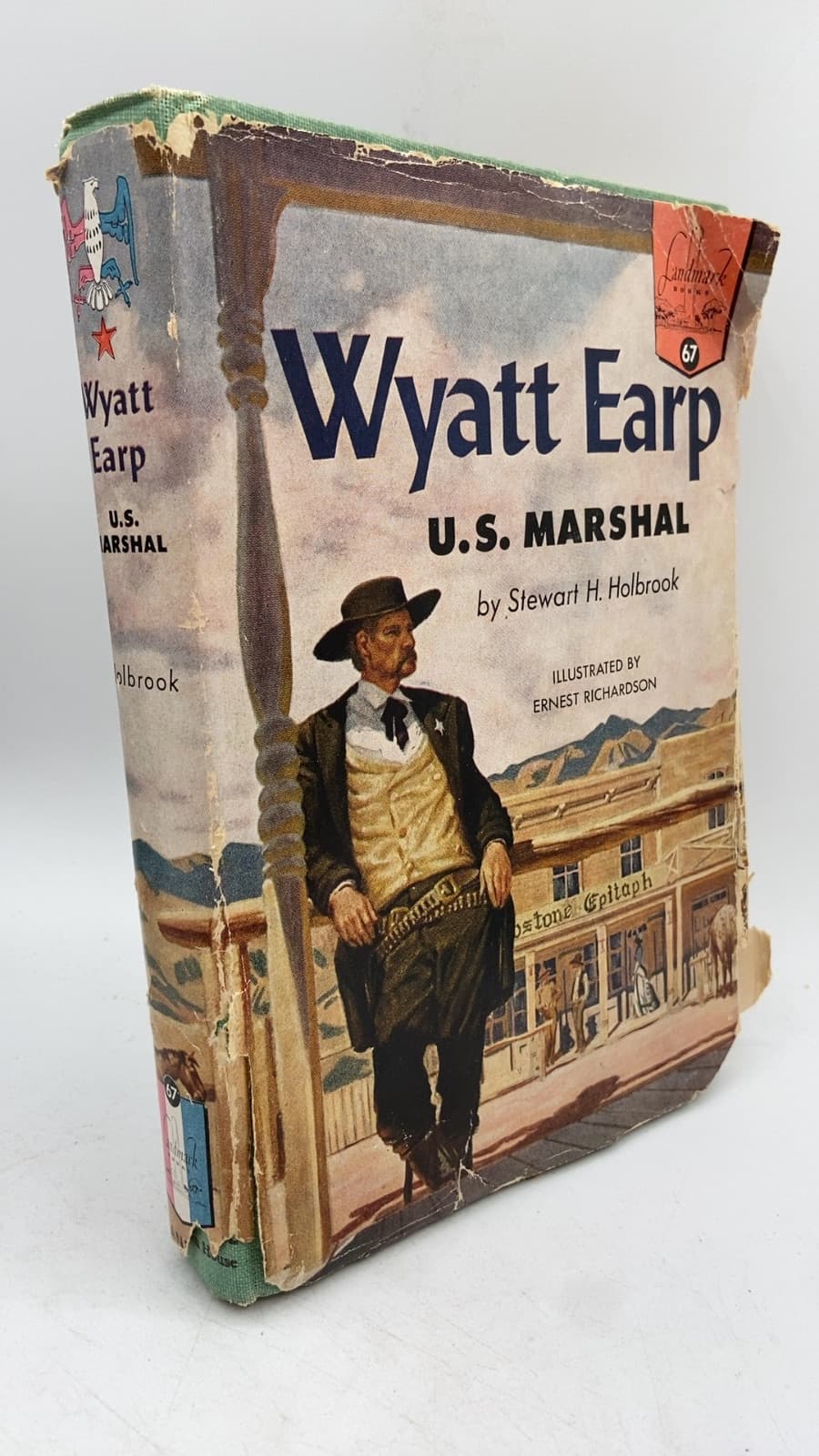 Wyatt Earp U.S. Marshal by Stewart H. Holbrook - front cover
