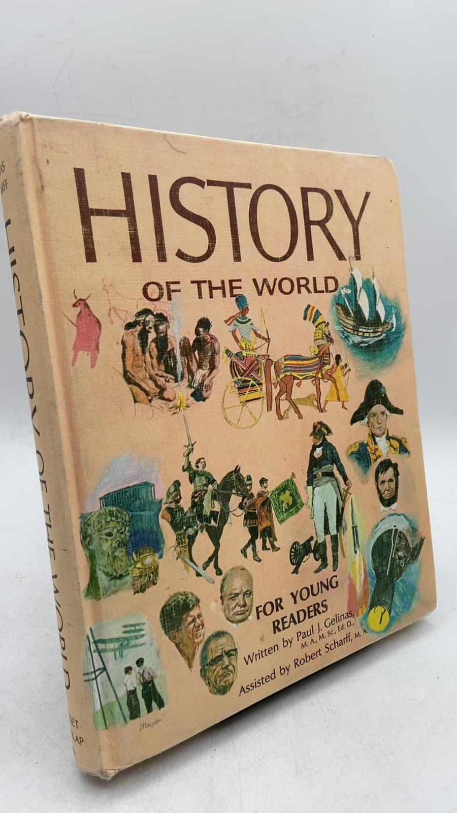 History OF THE World for Young Readers by Paul J. Gelinas, Robert Scharff - front cover