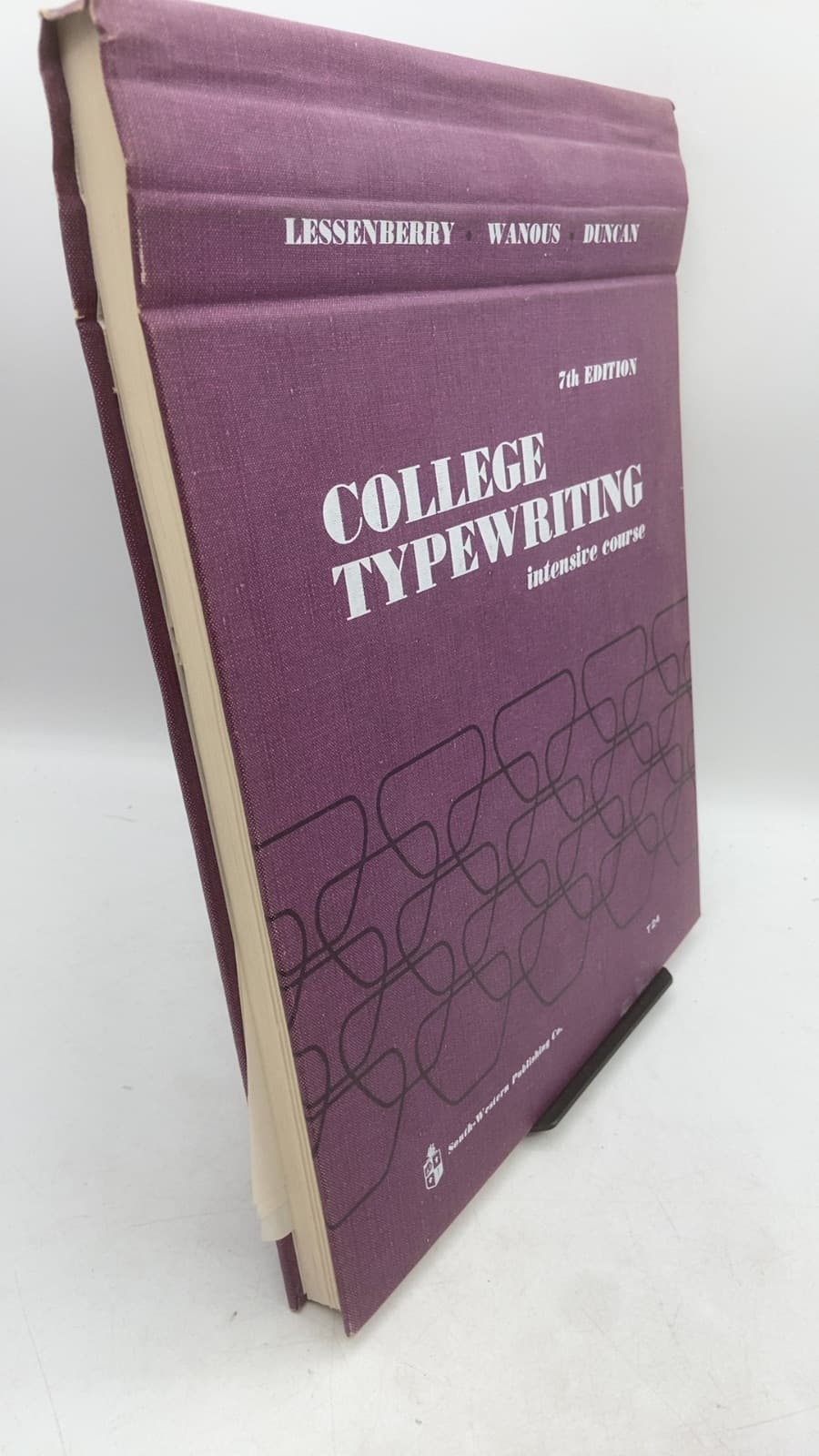 College Typewriting: Intensive Course by D. D. Lessenberry, S. J. Wanous, C. H. Duncan - front cover