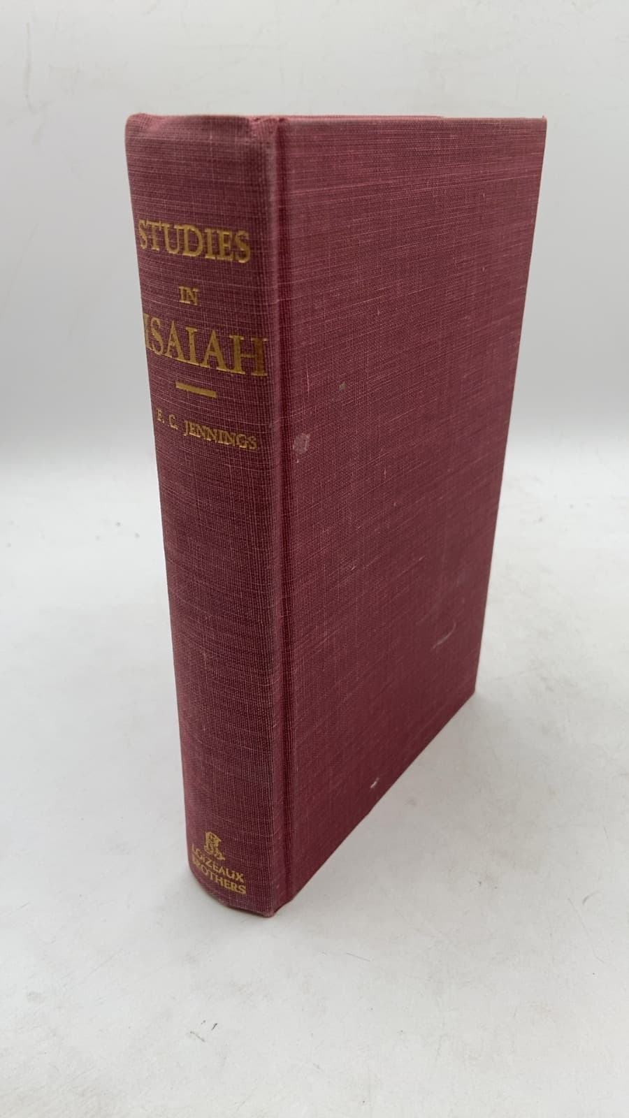 Studies in Isaiah by F. C. Jennings - front cover