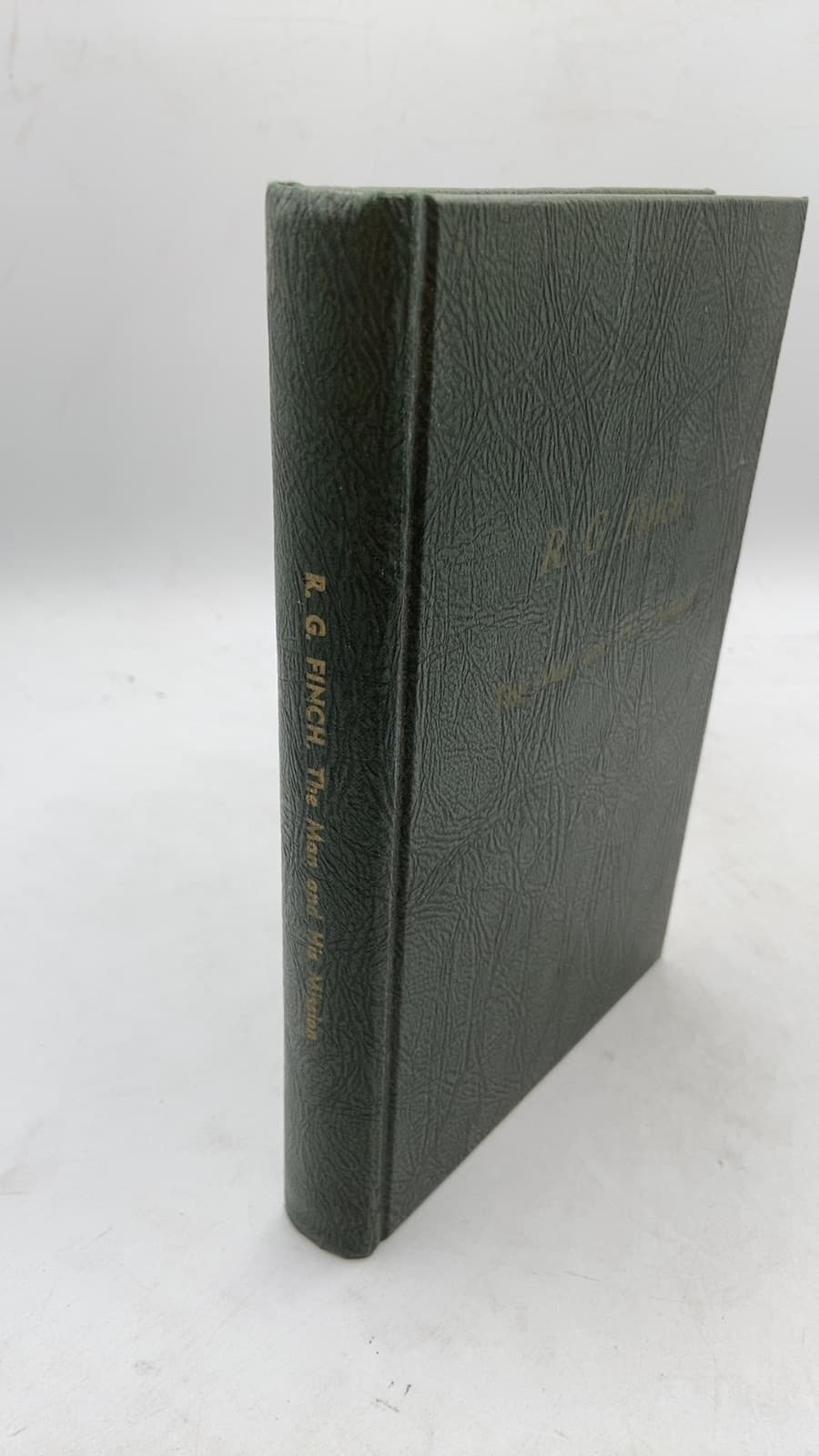 The Man and His Mission by Ralph Goodrich Finch - front cover