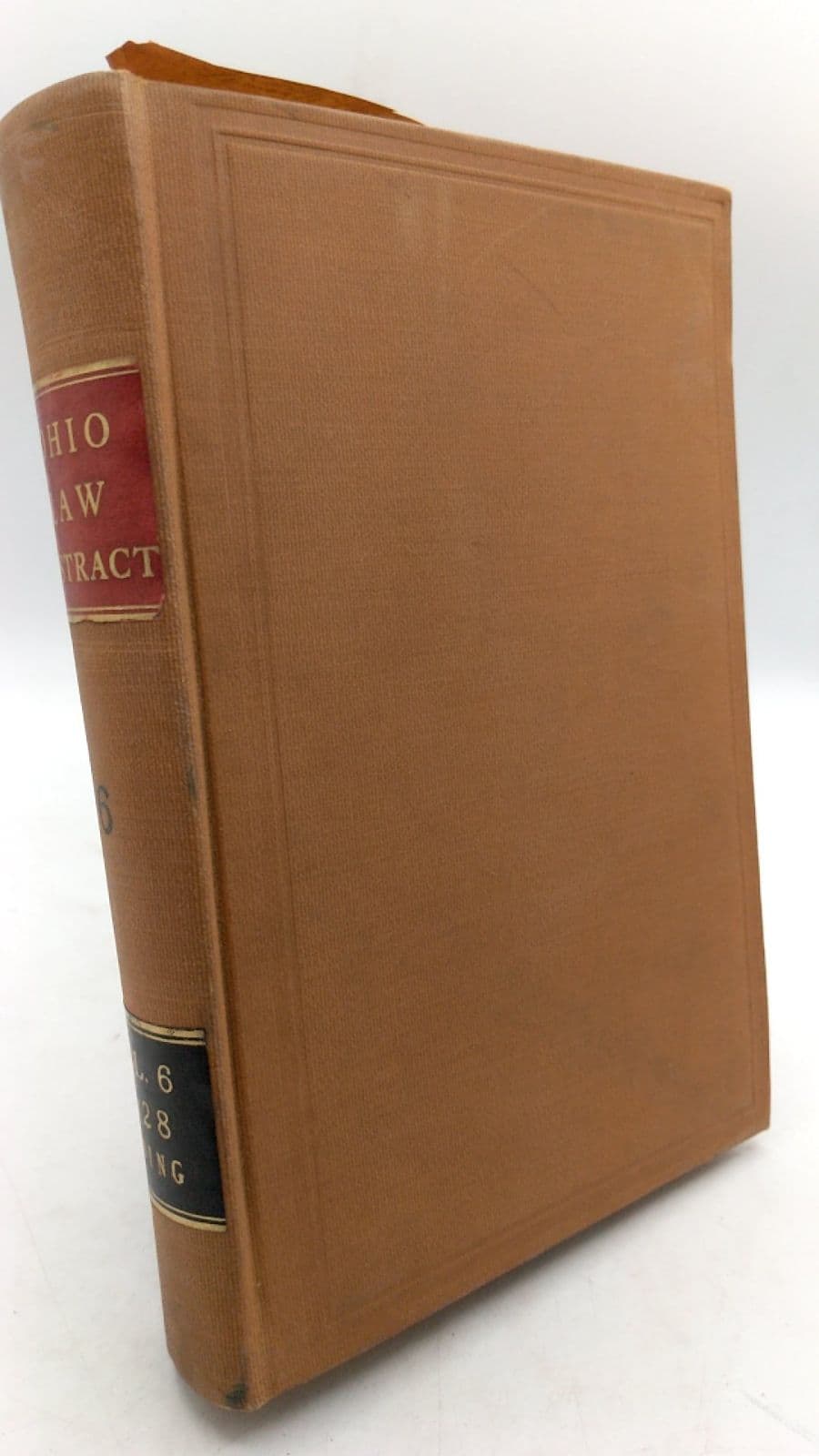The Ohio Law Abstract Volume 6 by Sheldon R. Laning (Editor) - front cover