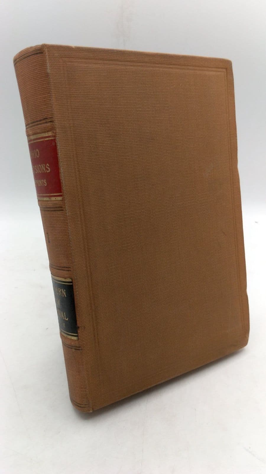 Volumes 1. Reports of Cases Argued and Determined in Ohio Courts of Record as published in the Western Law Journal - front cover