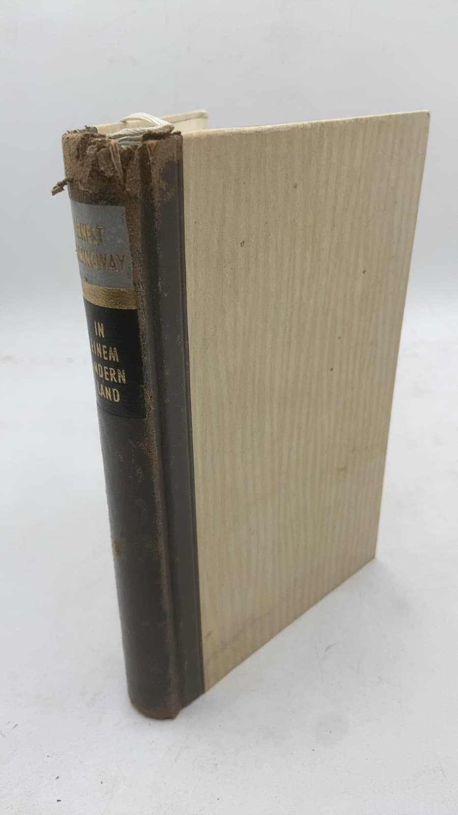 IN Einem Andern Land by Ernest Hemingway - front cover