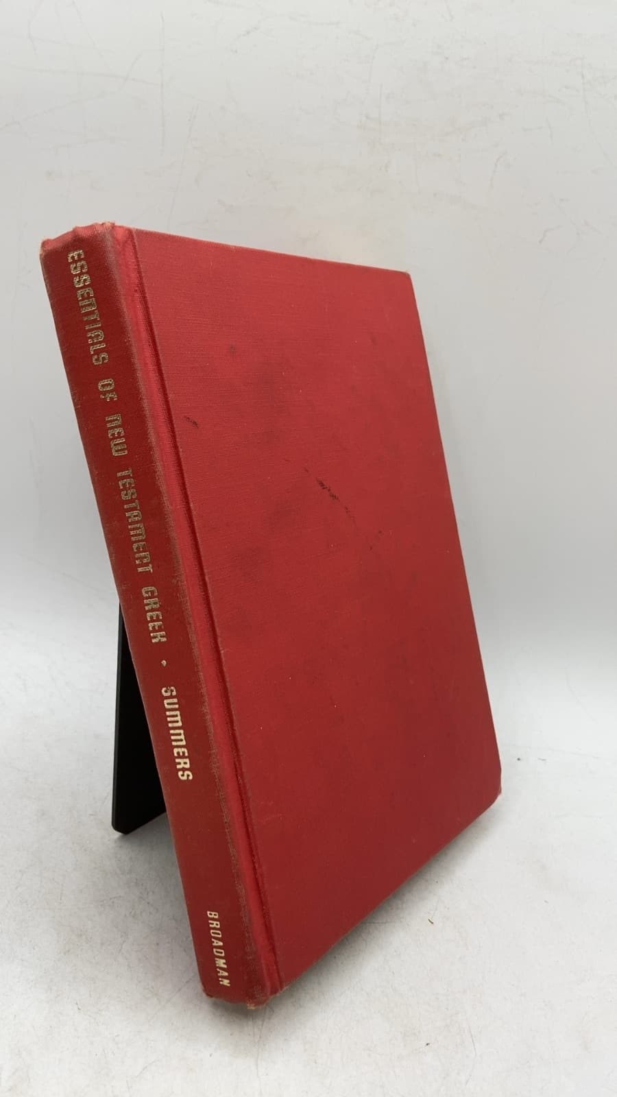 Essentials of New Testament Greek by Ray Summers - front cover