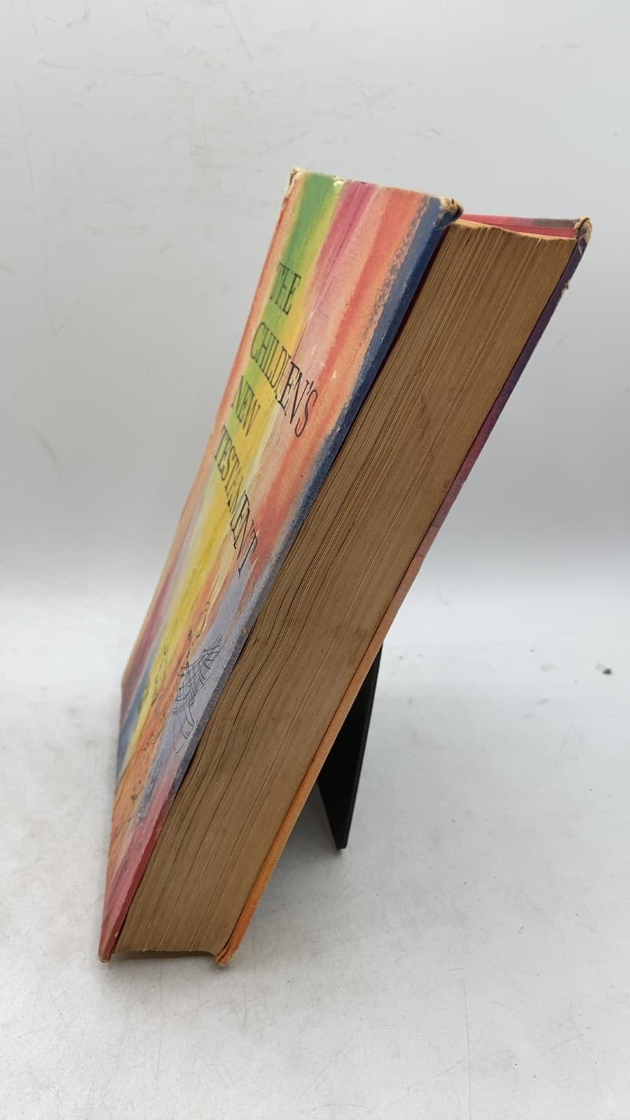 THE Children's NEW Testament by Gleason H. Ledyard - quarter view showing binding condition