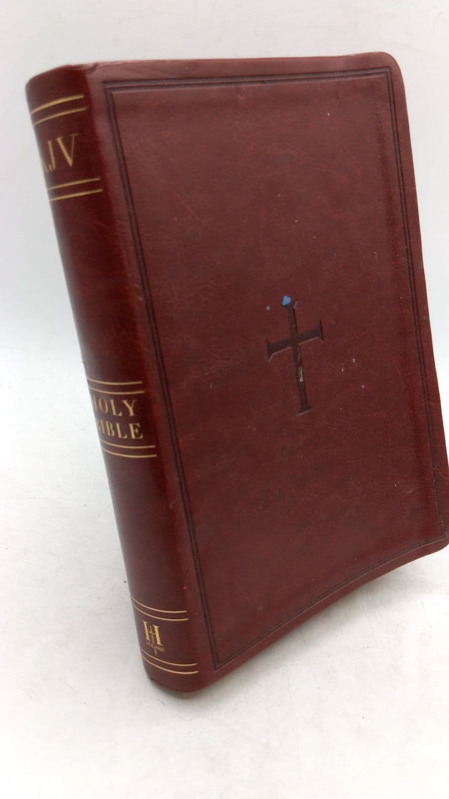 The Holy Bible: Authorized King James Version with Words of Christ in Red - front cover