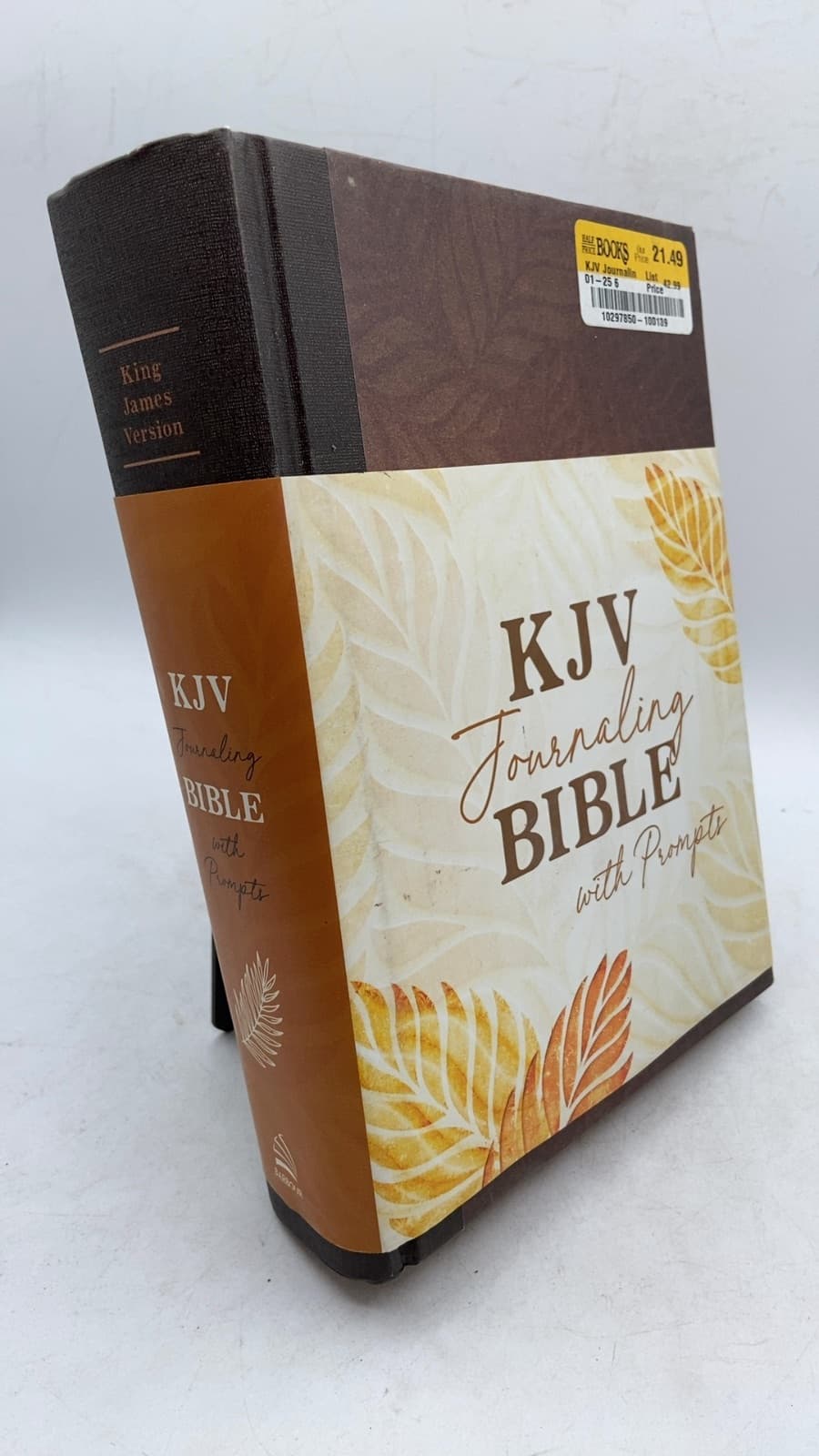 KJV Journaling Bible with Prompts - front cover