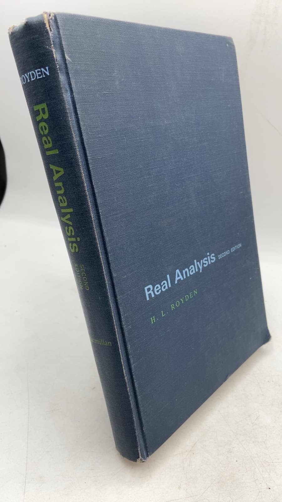 Real Analysis, Second Edition by H. L. Royden - front cover
