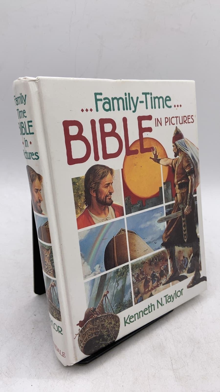 Family-Time Bible in Pictures by Kenneth N. Taylor - front cover