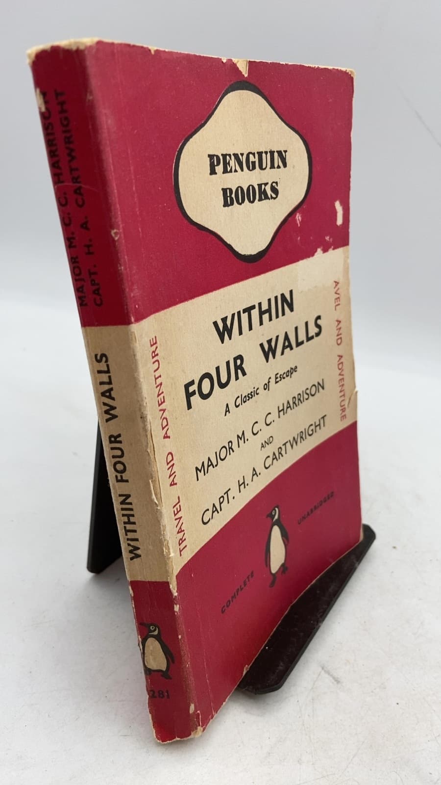 Within Four Walls: A Classic of Escape by Major M. C. C. Harrison and Capt. H. A. Cartwright - front cover