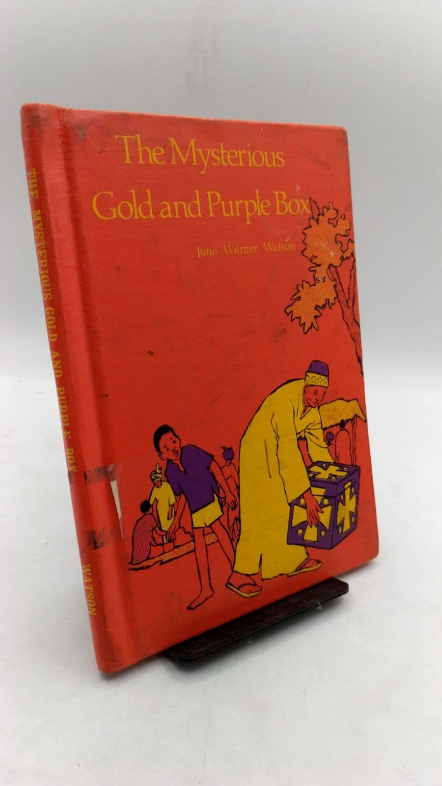The Mysterious Gold and Purple Box by Jane Werner Watson - front cover