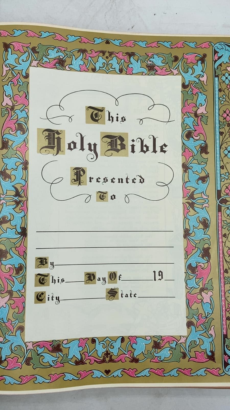Holy Bible - additional view
