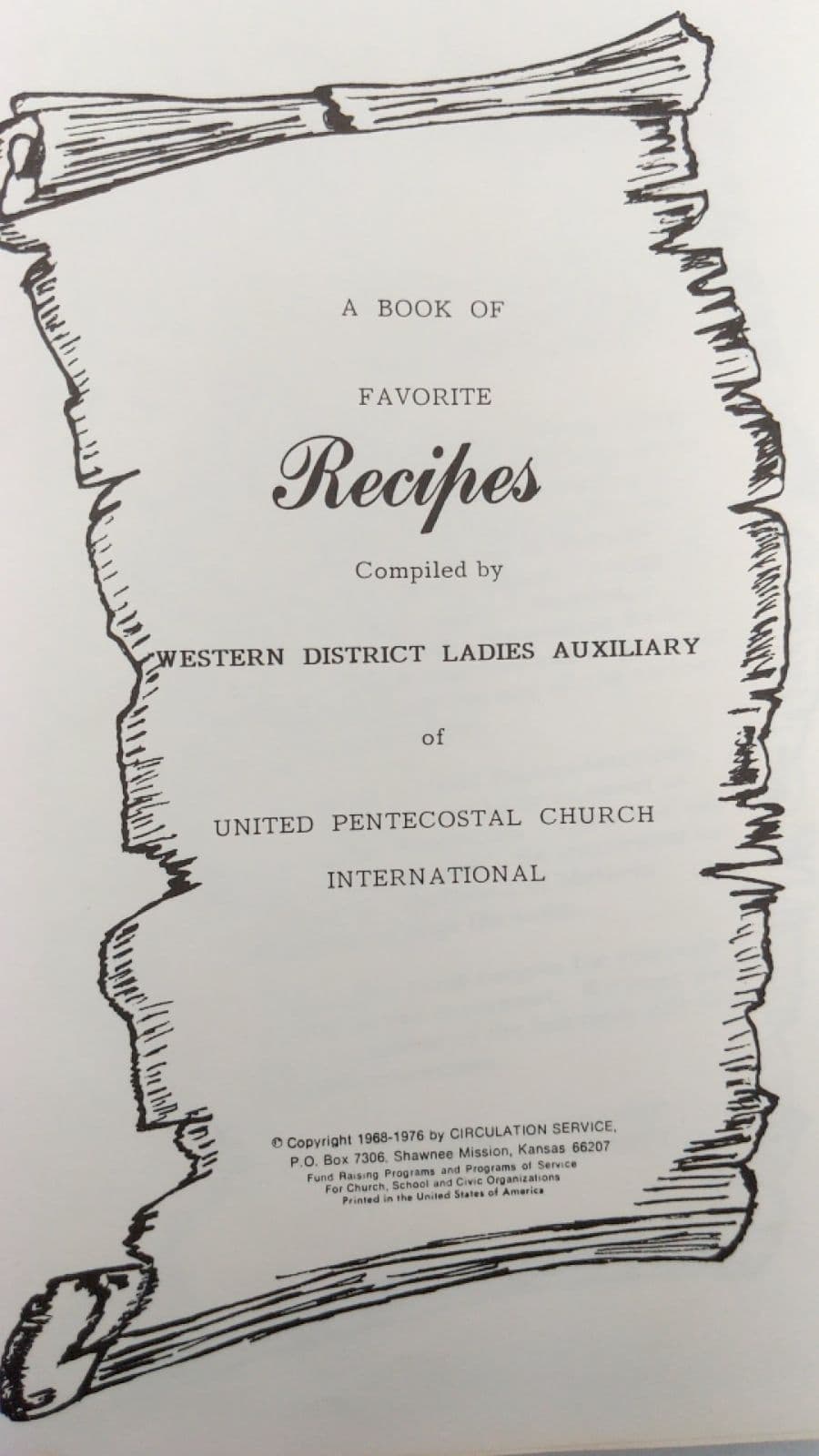 From THE Queen's Table by Western District Ladies Auxiliary of United Pentecostal Church International - title page