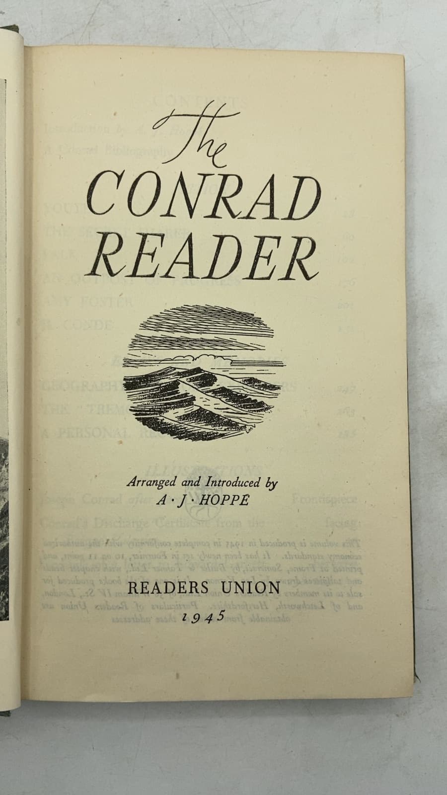 The Conrad Reader by Joseph Conrad - title page