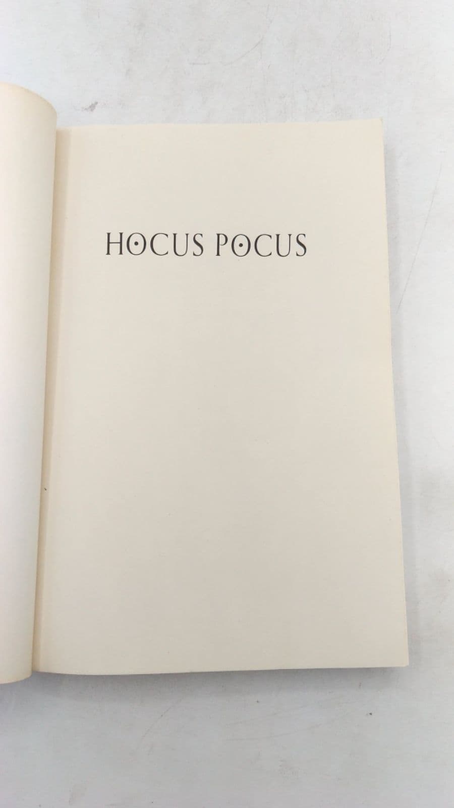 Hocus Pocus by Kurt Vonnegut - title page