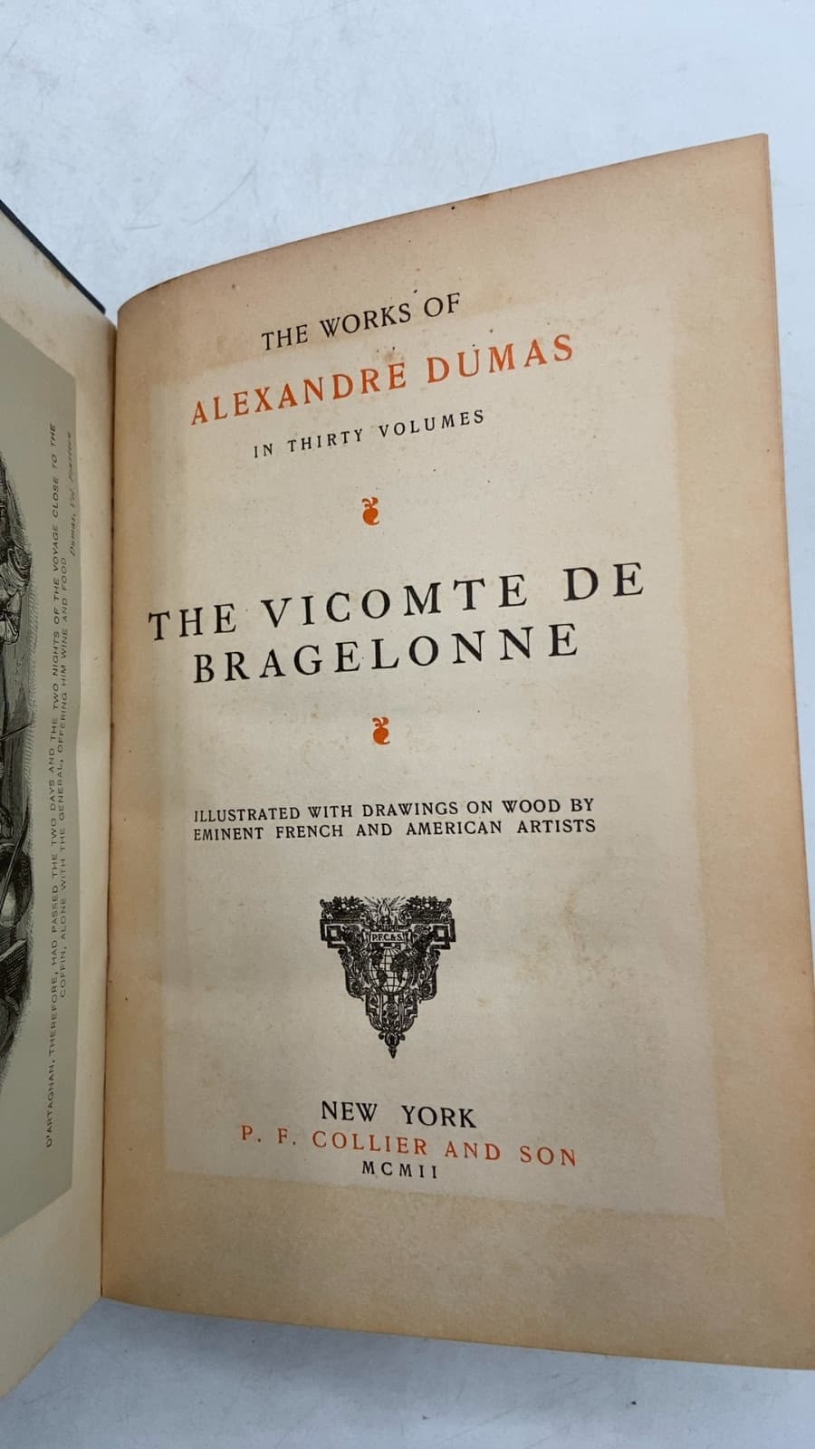 The Vicomte de Bragelonne by Alexandre Dumas - title page