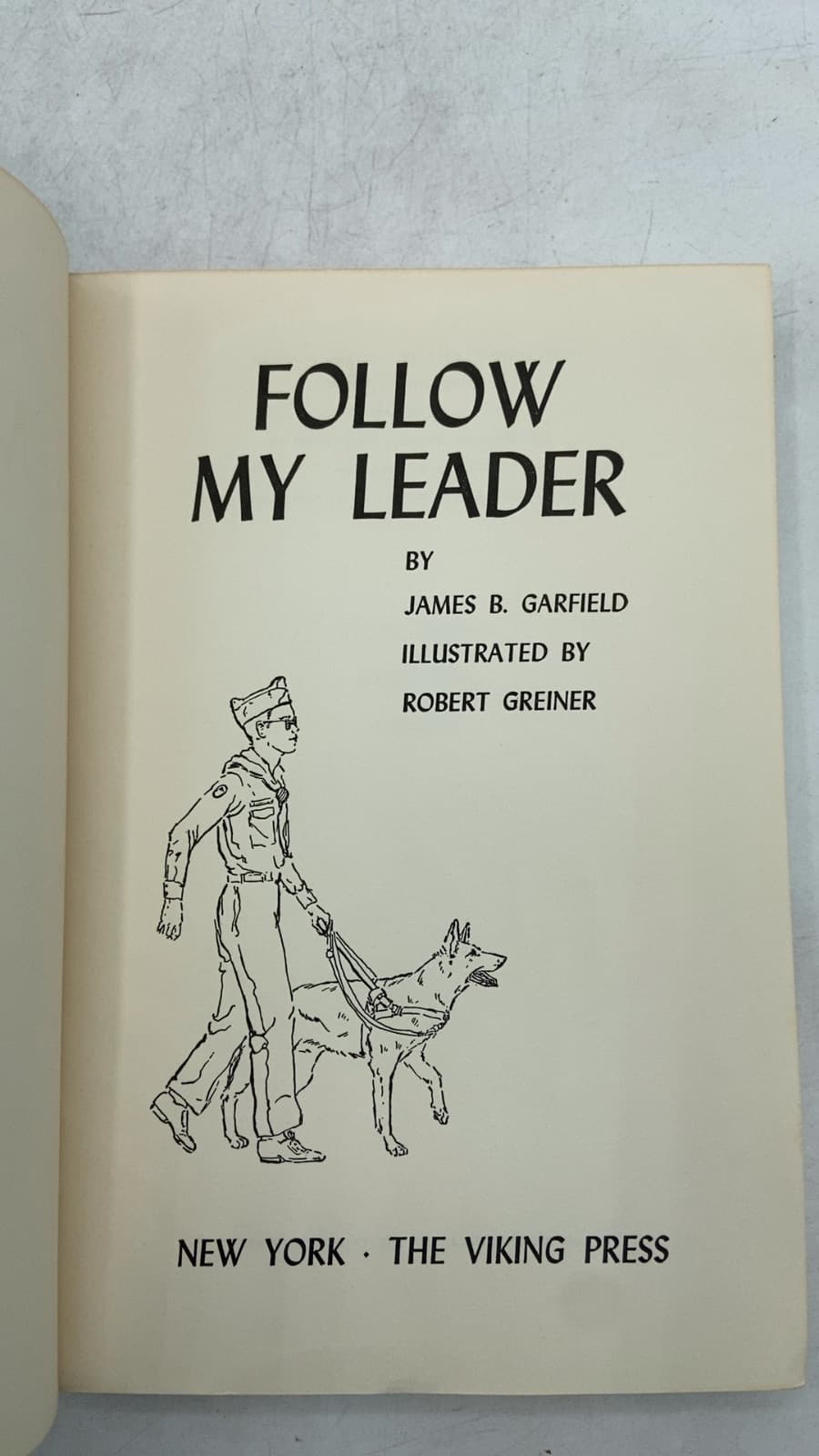 Follow MY Leader by James B. Garfield - title page