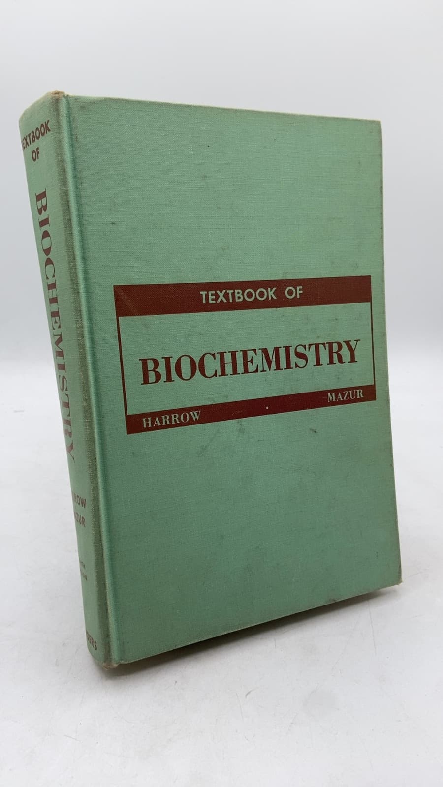 Textbook of Biochemistry by Benjamin Harrow, Abraham Mazur - front cover