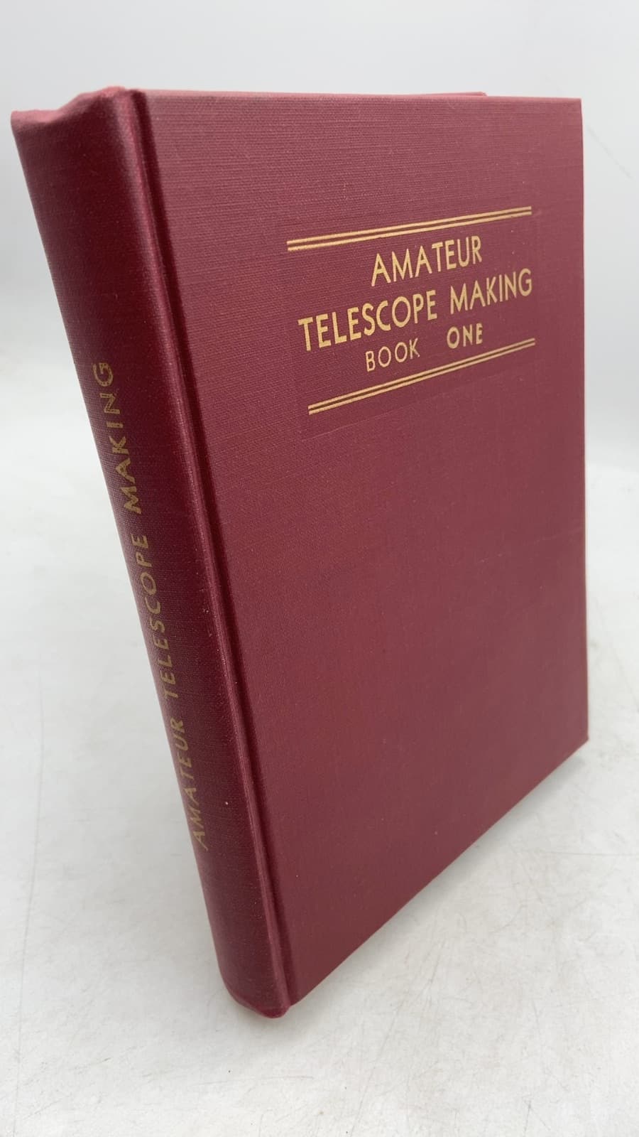 Amateur Telescope Making Book ONE by Albert G. Ingalls - front cover