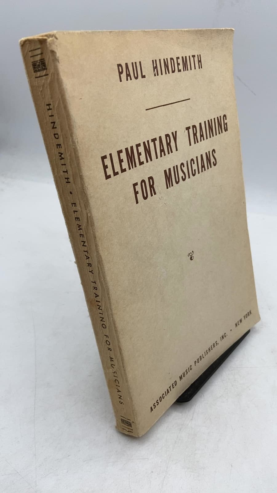 Elementary Training for Musicians by Paul Hindemith - front cover