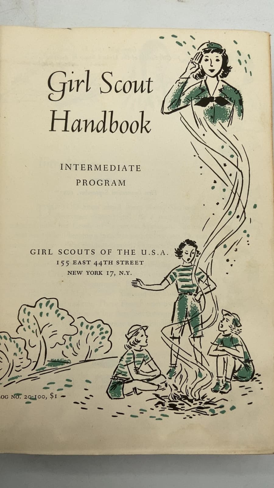 Girl Scout Handbook: Intermediate Program by Girl Scouts of the U.S.A. - title page