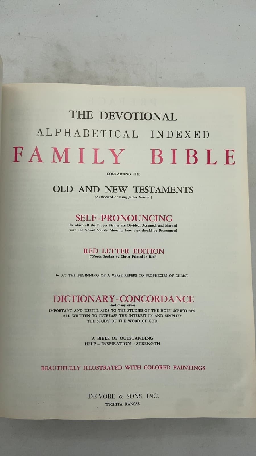 Holy Bible - title page