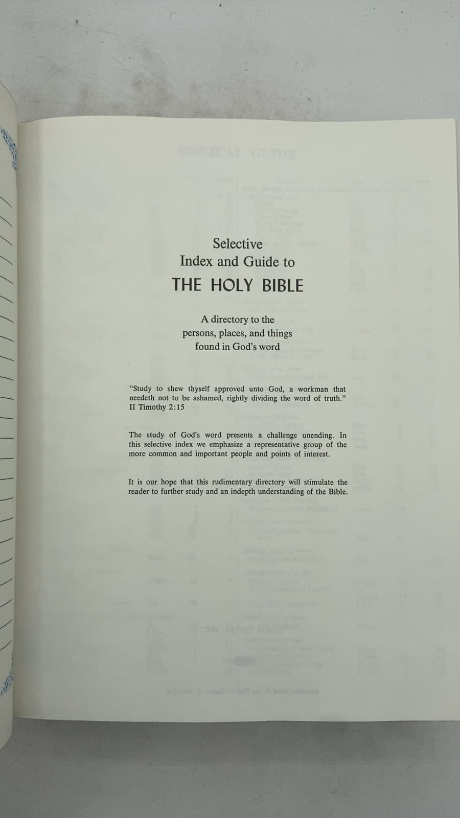 Holy Bible - title page