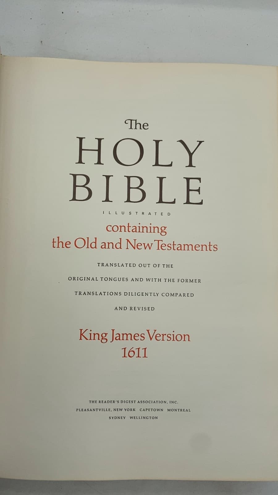 The Holy Bible: King James Version 1611 - title page