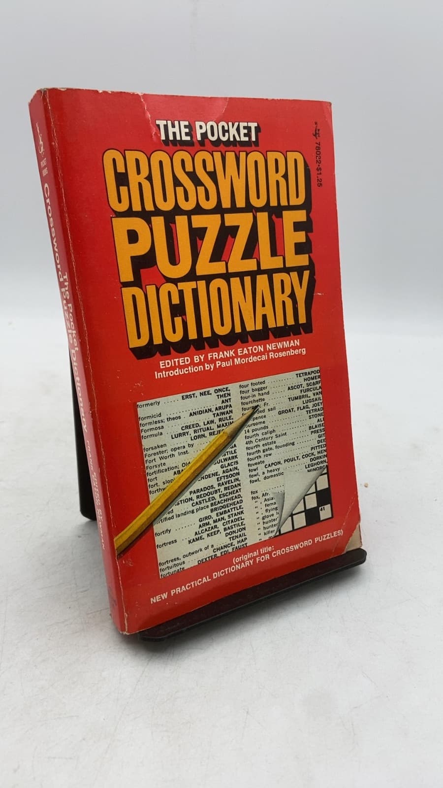 The Pocket Crossword Puzzle Dictionary by Frank Eaton Newman - front cover