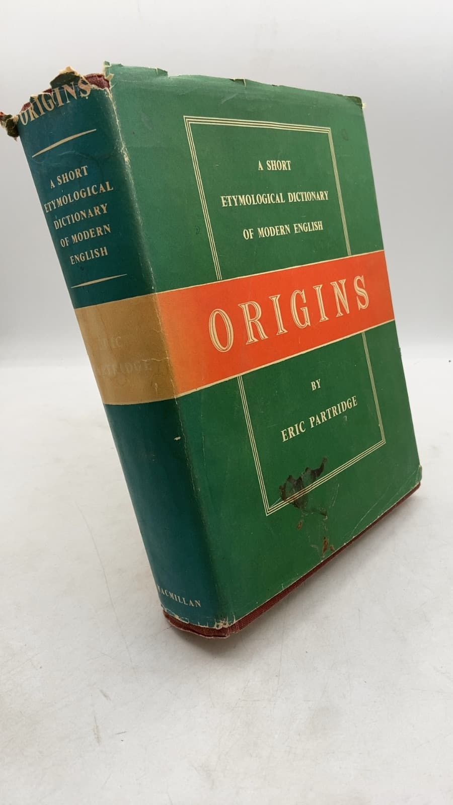 Origins: A Short Etymological Dictionary of Modern English by Eric Partridge - front cover