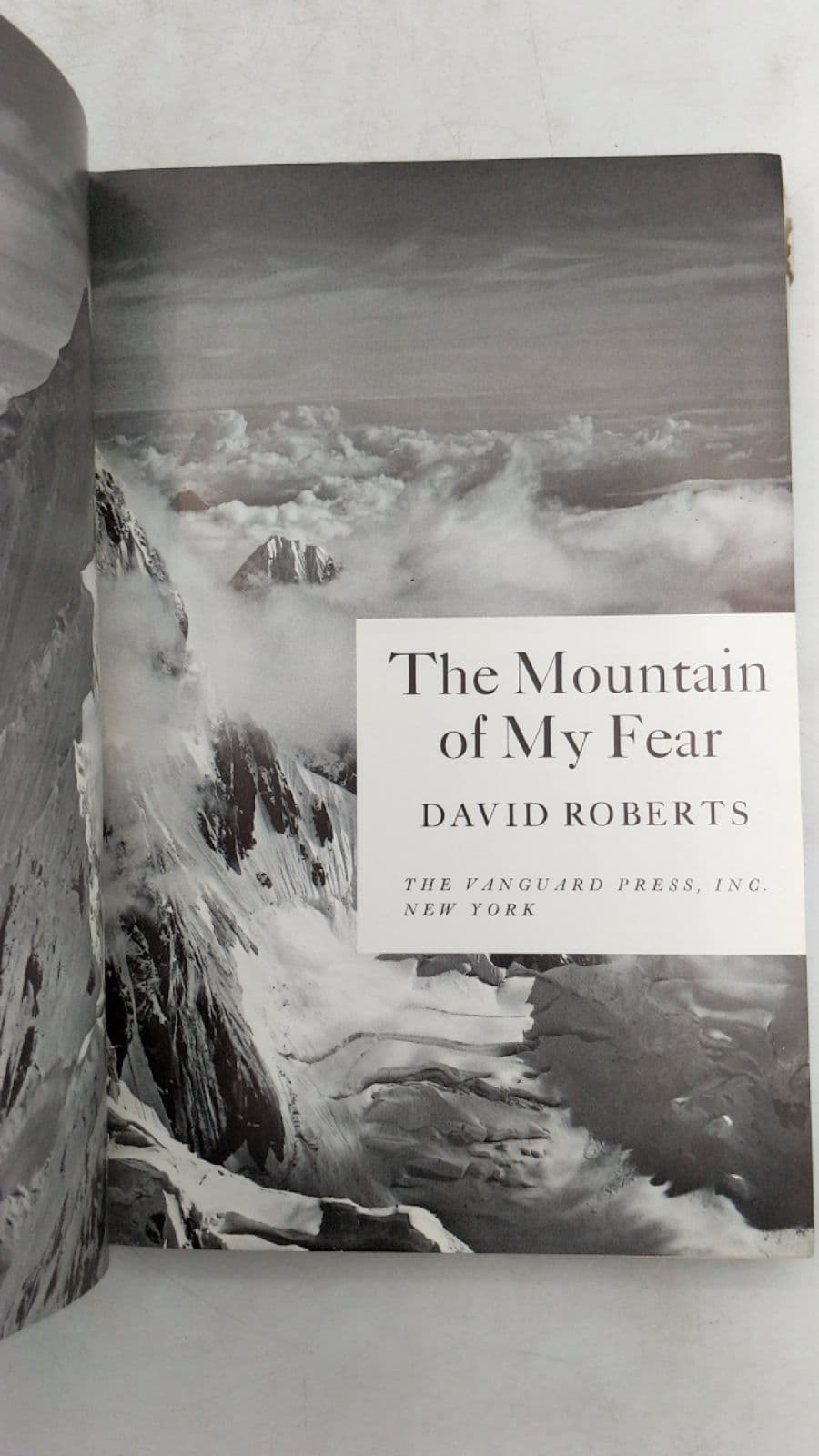 The Mountain of My Fear by David Roberts - title page