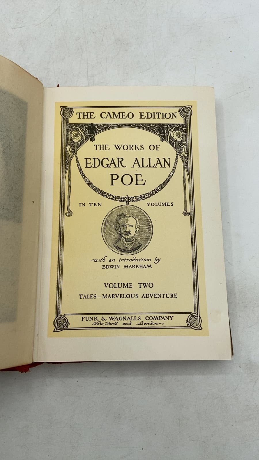 The Works of Edgar Allan Poe, Volume Two: Tales—Marvelous Adventure by Edgar Allan Poe - title page