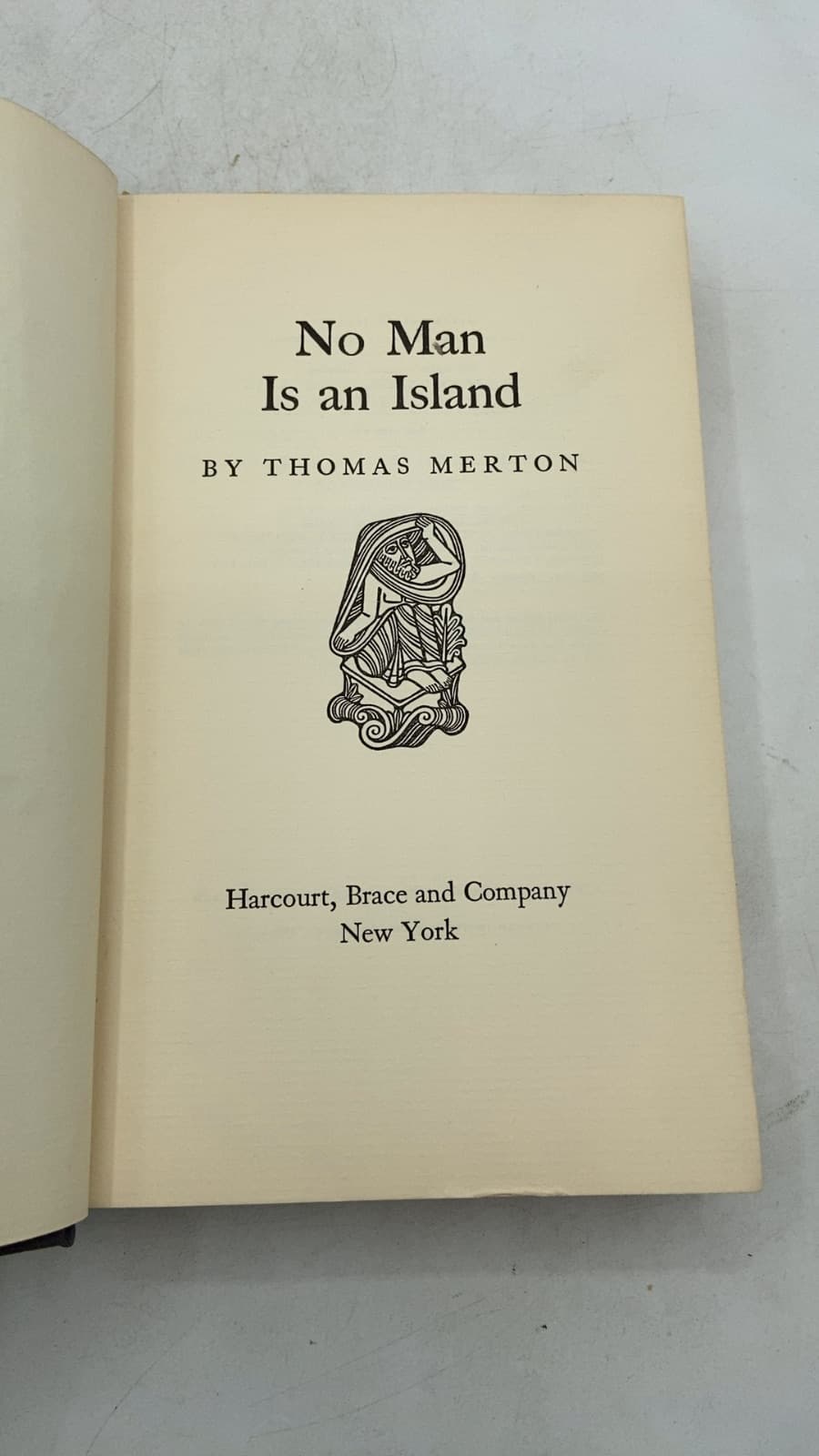 No Man Is an Island by Thomas Merton - title page