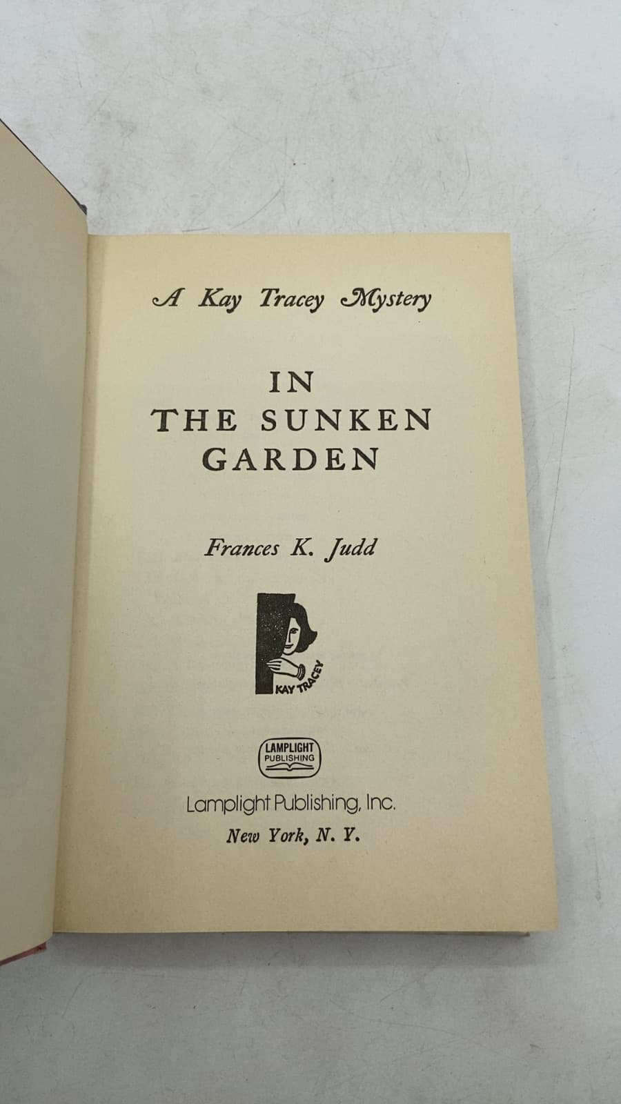 In the Sunken Garden by Frances K. Judd - title page