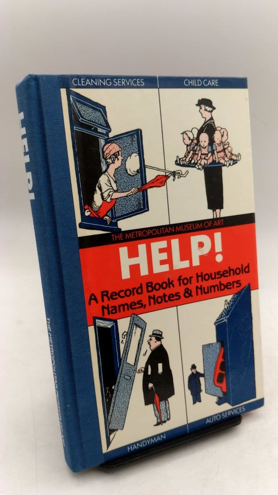 HELP! A Record Book for Household Names, Notes & Numbers by W. Heath Robinson (Illustrator) - front cover