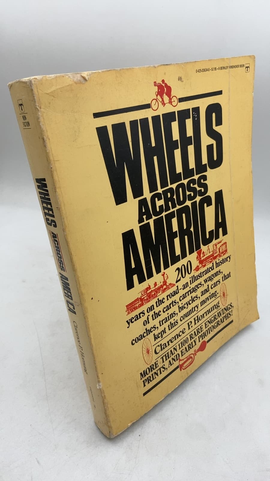 Wheels Across America by Clarence P. Hornung - front cover