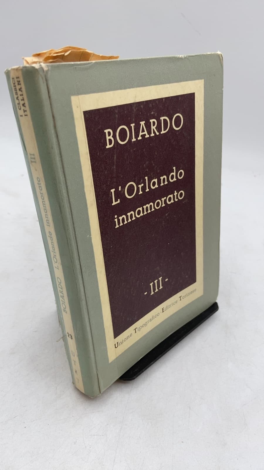 Orlando Innamorato by M. M. Boiardo - front cover