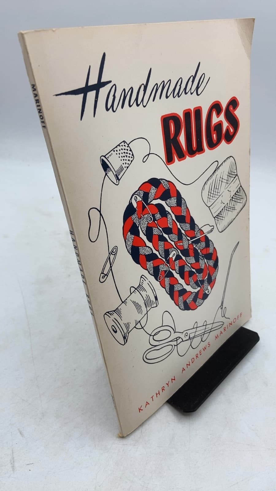 Handmade Rugs by Kathryn Andrews Marinoff - front cover
