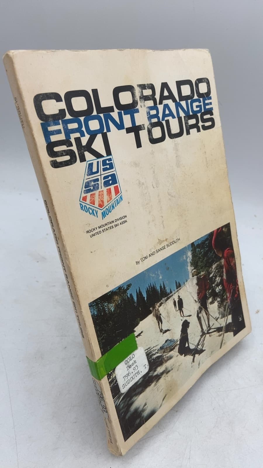 Colorado Front Range SKI Tours by Tom and Sanse Sudduth - front cover