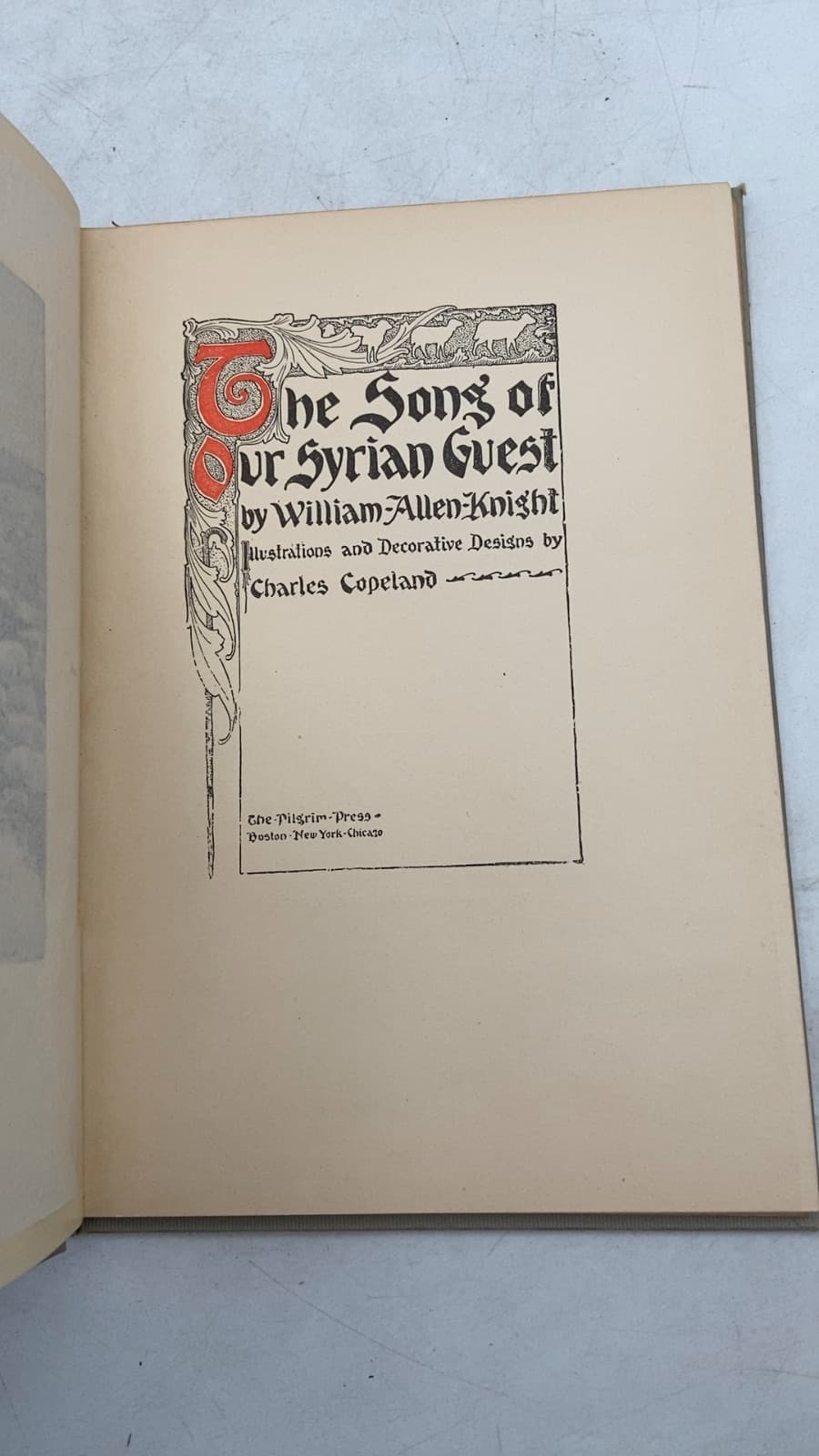The Song of Our Syrian Guest by William Allen Knight - title page